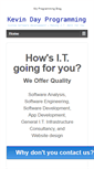 Mobile Screenshot of kevindayprogramming.com
